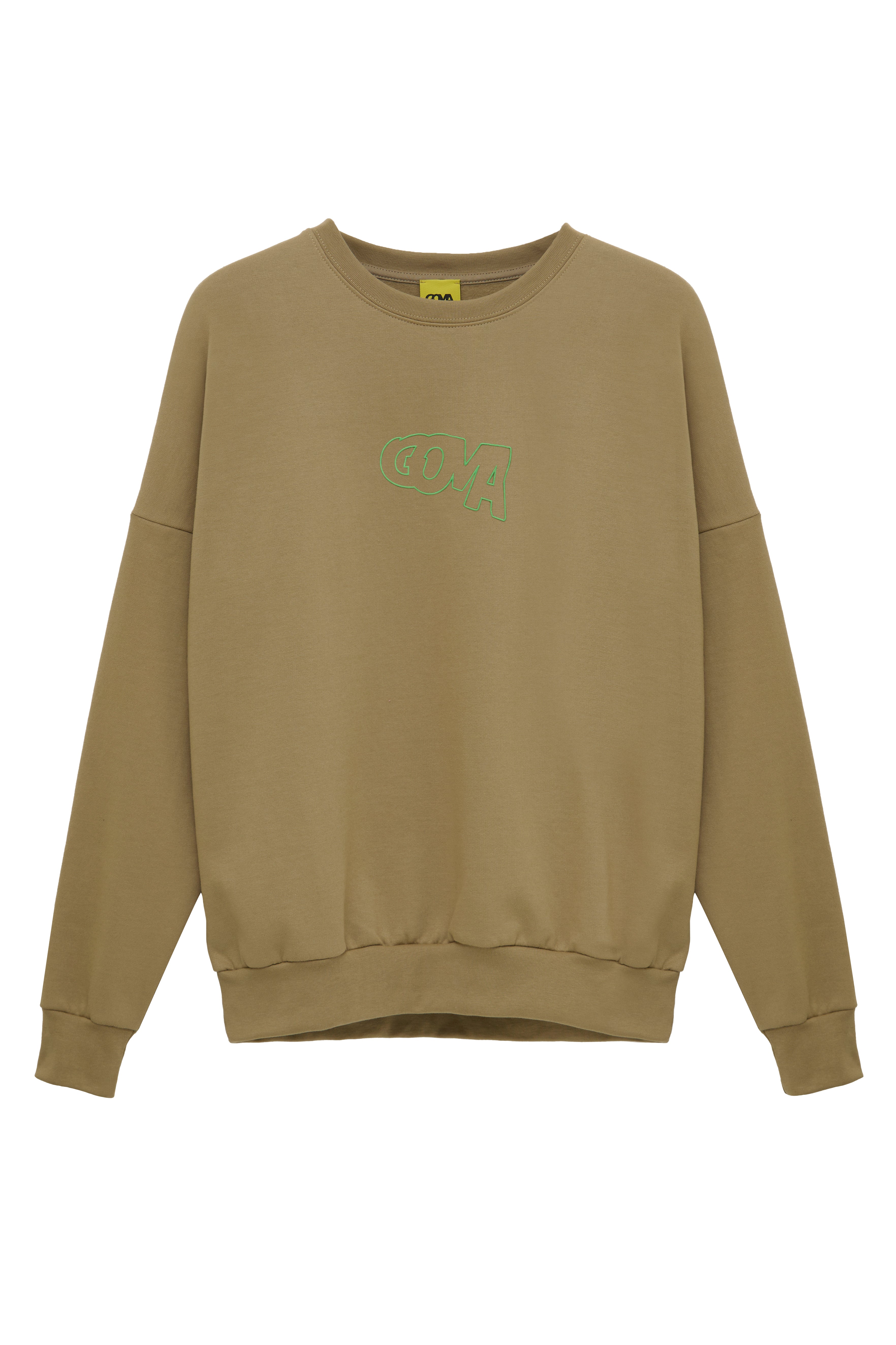 Overlapped Logo Crewneck