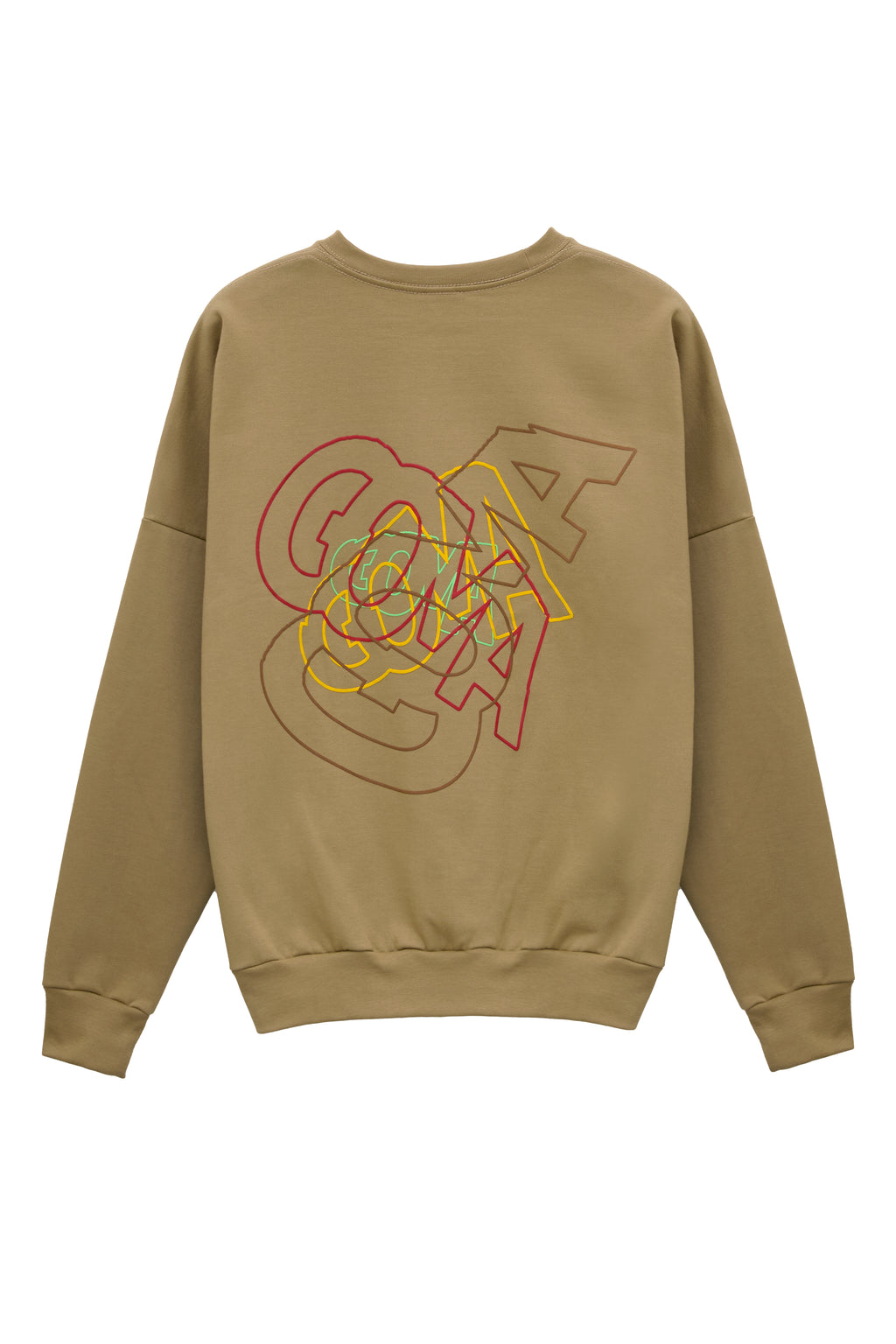 Overlapped Logo Crewneck