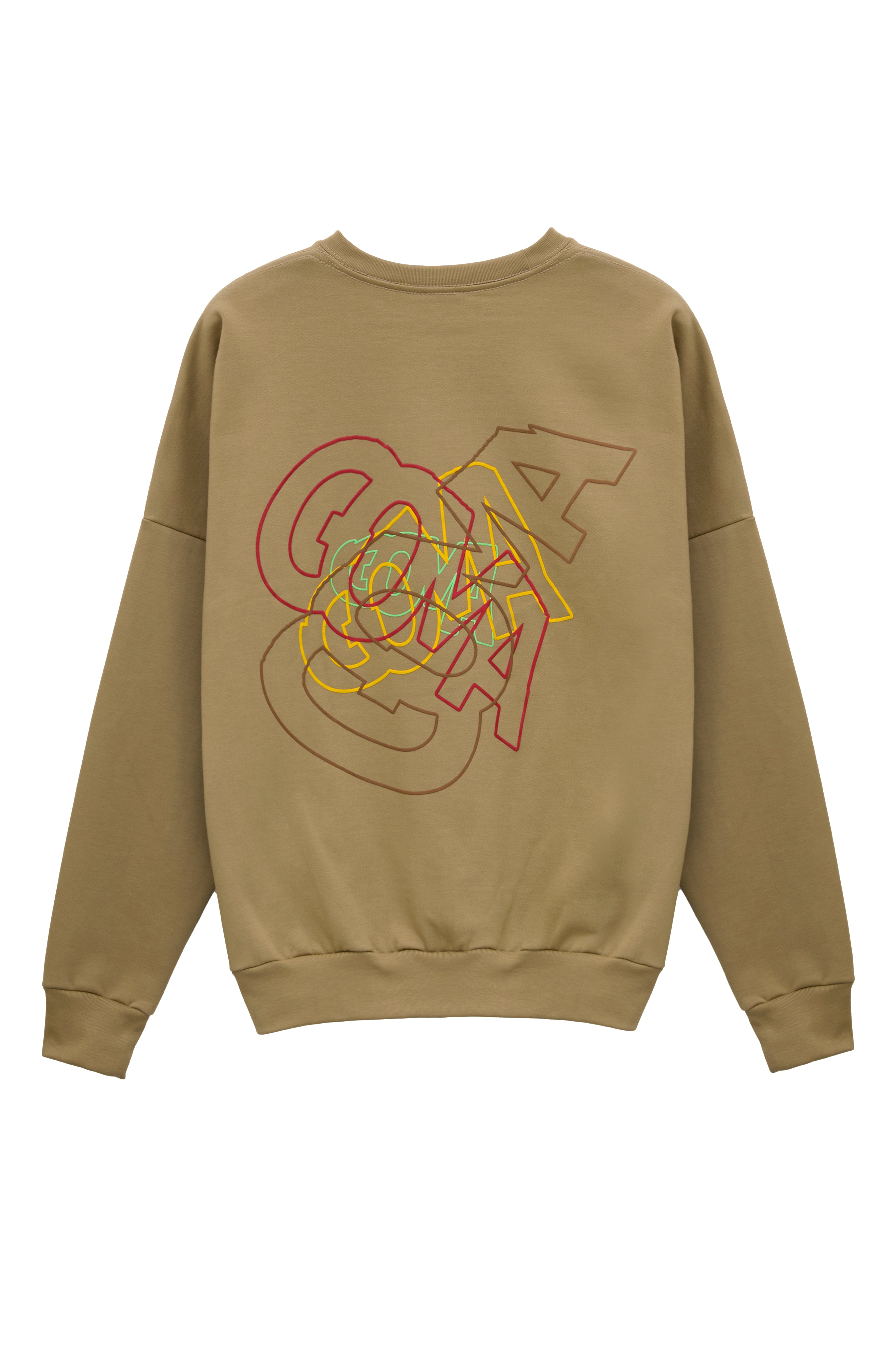 Overlapped Logo Crewneck